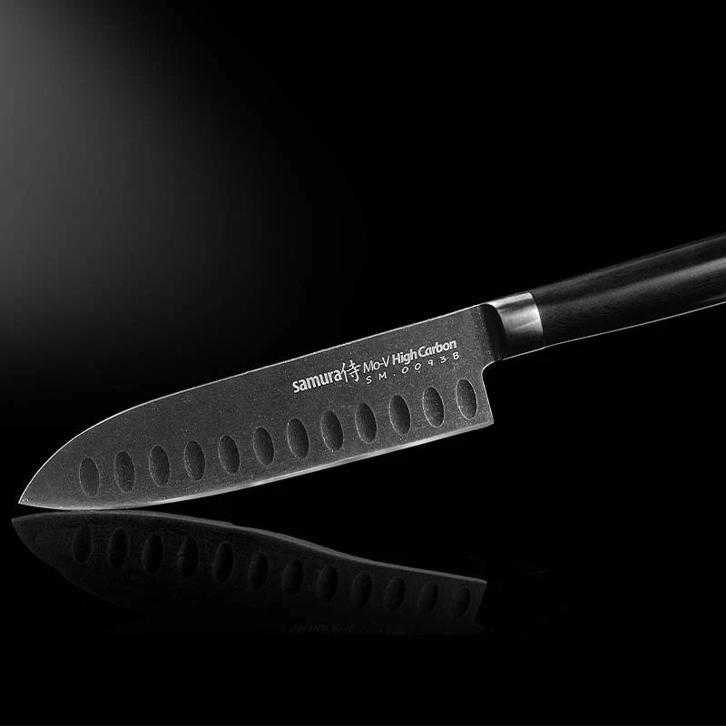 Couteau Santoku 13 cm MO-V STONEWASH - SAMURA - Image 7
