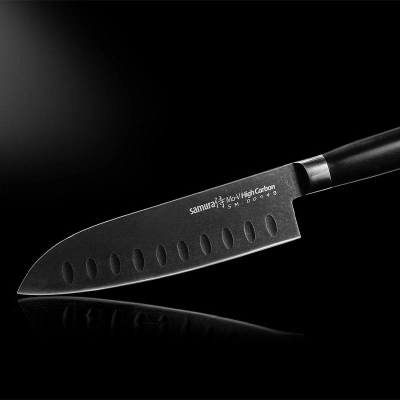 Couteau Santoku 18 cm MO-V STONEWASH - SAMURA - Image 5