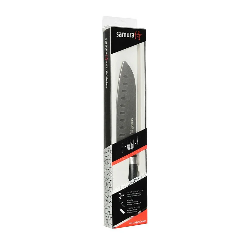 Couteau Santoku 18 cm MO-V STONEWASH - SAMURA - Image 6
