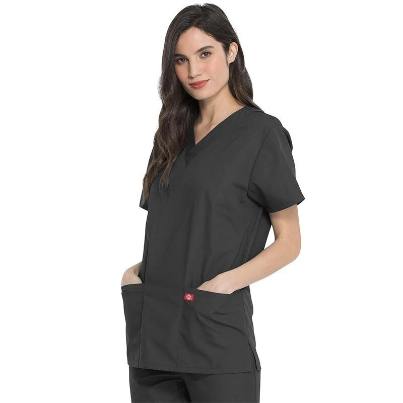Ensemble Médical Unisexe Manches Courtes Gris - DICKIES MEDICAL - Image 2
