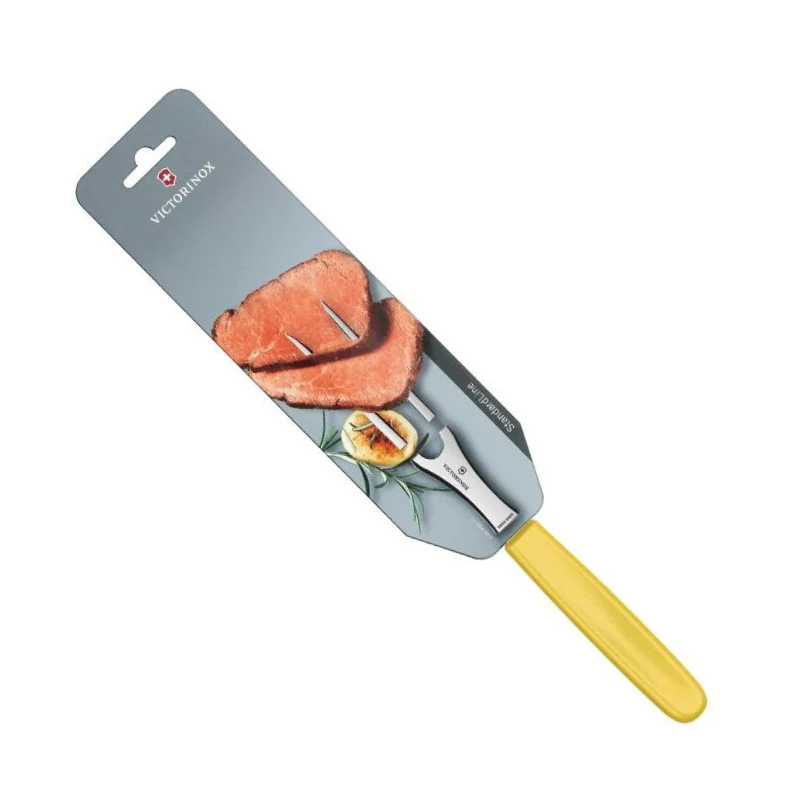 Fourchette de Chef SwissClassic Lame Inox 15cm Jaune - VICTORINOX - Image 2