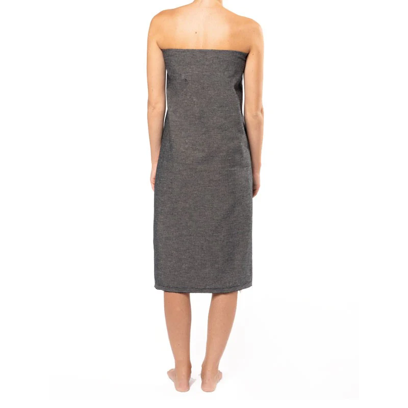 Fouta à Rayures Gris - KARIBAN - Image 3