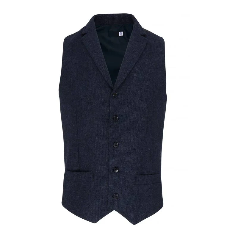 Gilet de Serveur Chevrons Homme Bleu Marine - PREMIER