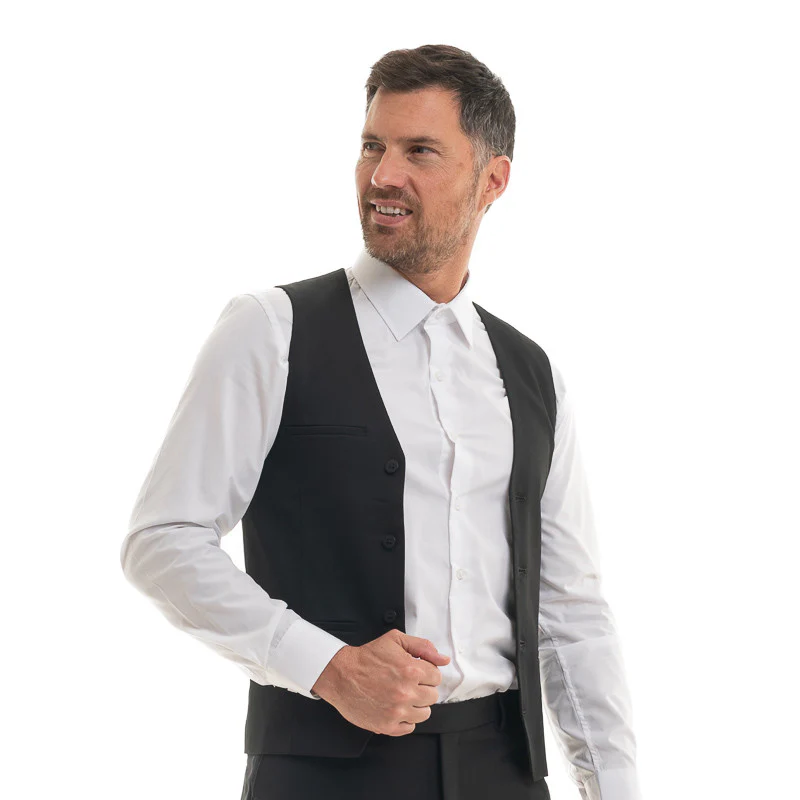 Gilet de Service Homme Noir Java - LAFONT SERVICE - Image 5