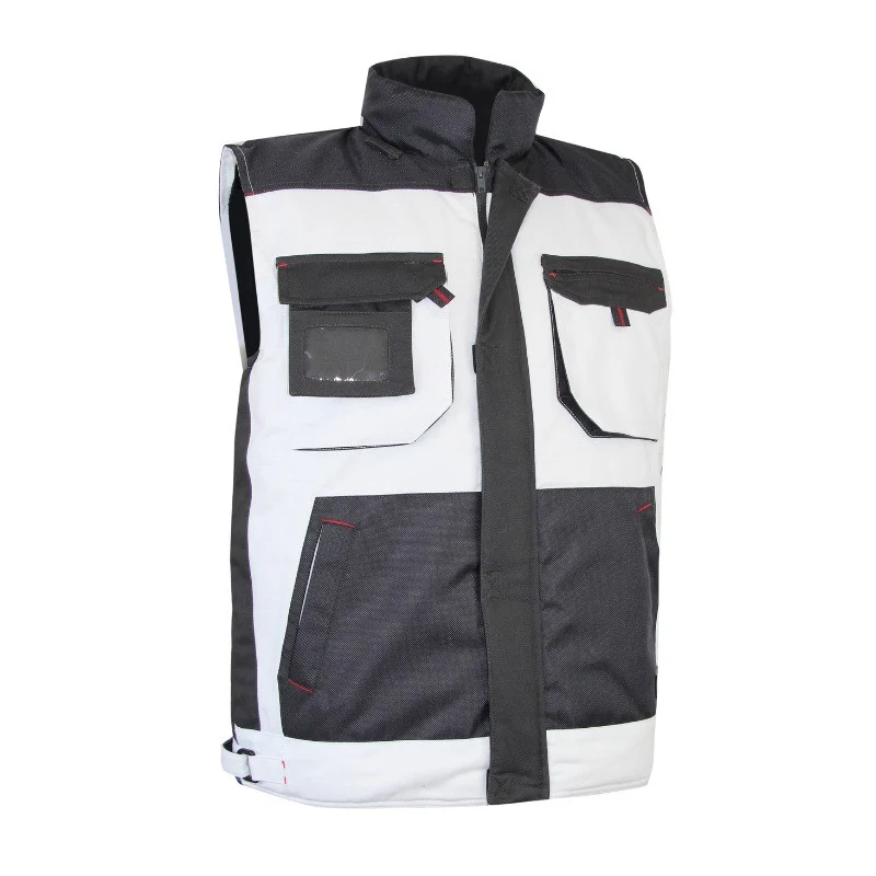 Bodywarmer Homme Renforcé et Résistant Gris Sable - LMA - Image 7
