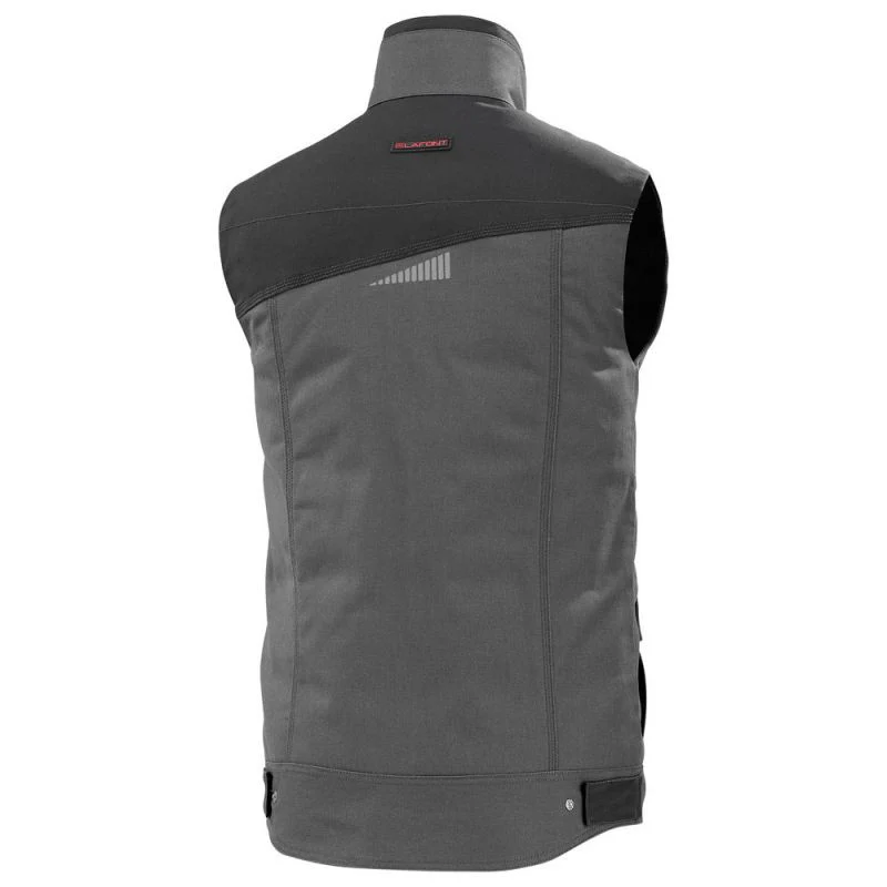 Gilet de Travail Unisexe Chauffe-Corps Gris - ADOLPHE LAFONT - Image 2