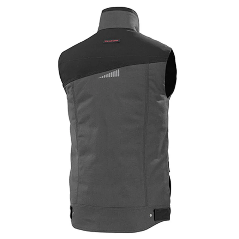 Gilet de Travail Homme Matelassé Gris/Noir - ADOLPHE LAFONT - Image 2