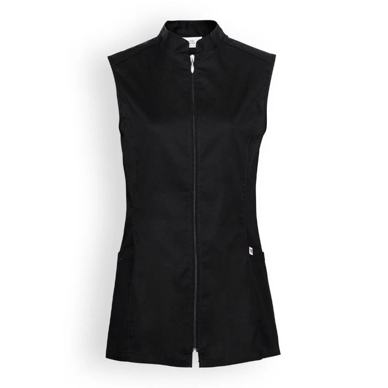 Gilet Médical Femme Sans Manches Noir - CLINIC DRESS - Image 3