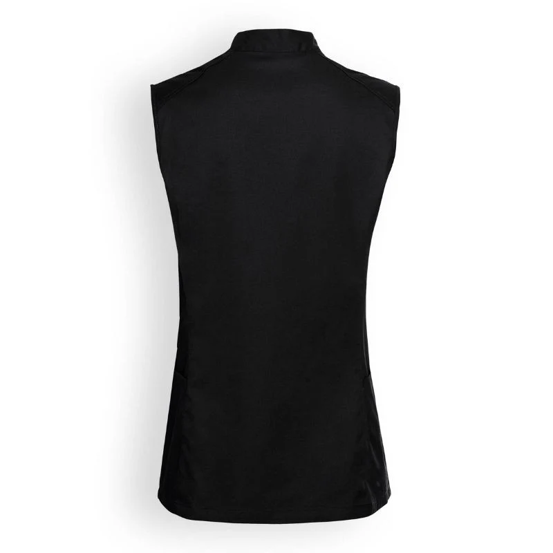 Gilet Médical Femme Sans Manches Noir - CLINIC DRESS - Image 4