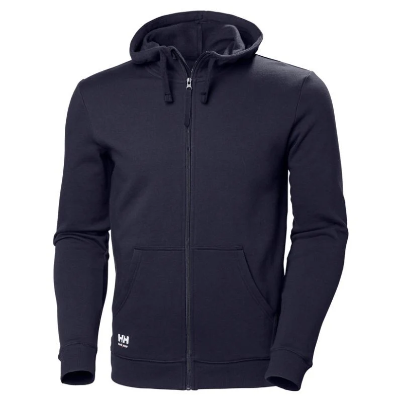 Hoodie Zip Manchester Homme Bleu Marine - HELLY HANSEN