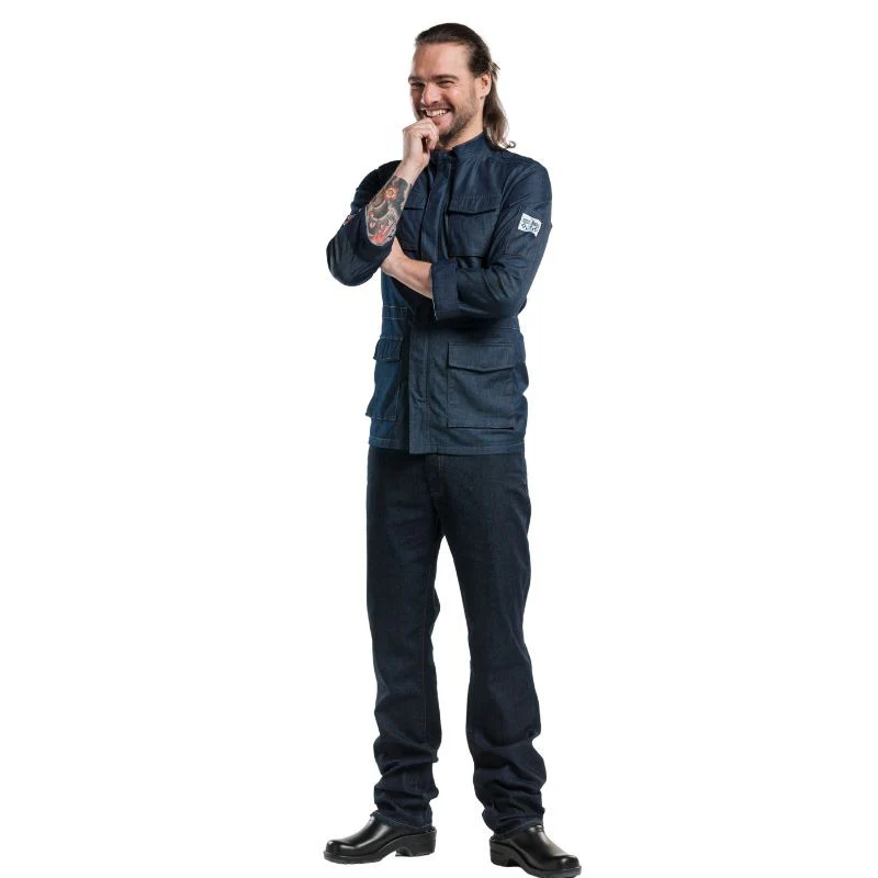 Jean de Cuisine Homme Denim - CHAUD DEVANT - Image 3