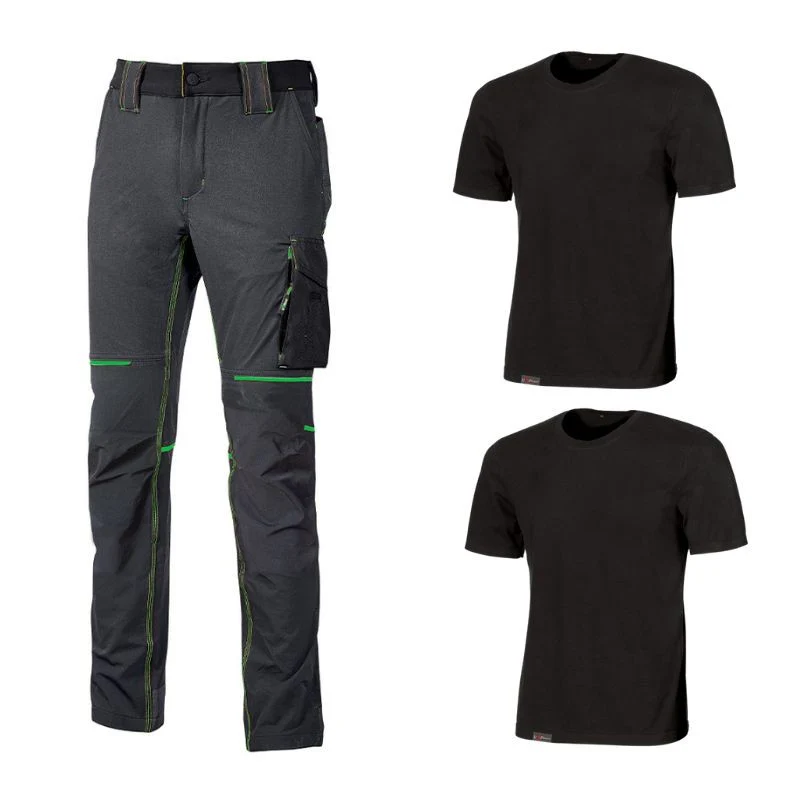 Pantalon de Travail Homme World + 2 T-Shirts Linear - UPOWER - Image 2