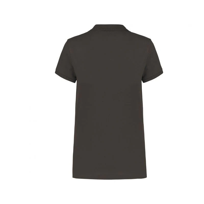 Polo de Travail Femme Manches Courtes Gris Essentiel - KARIBAN - Image 2
