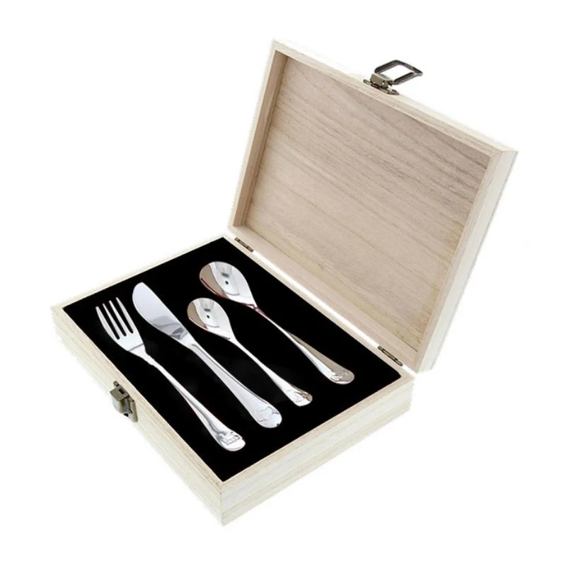 Coffret Bois 4 Couverts pour Enfant Kiddo - PRADEL