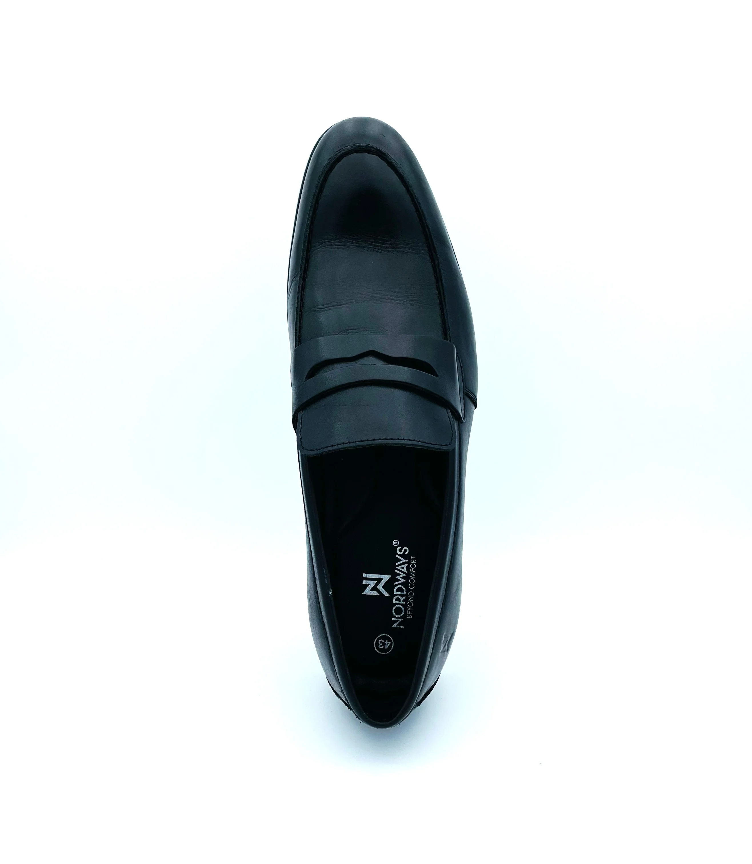 Mocassins de Service Homme en Cuir NCITY Noir - NORDWAYS - Image 3