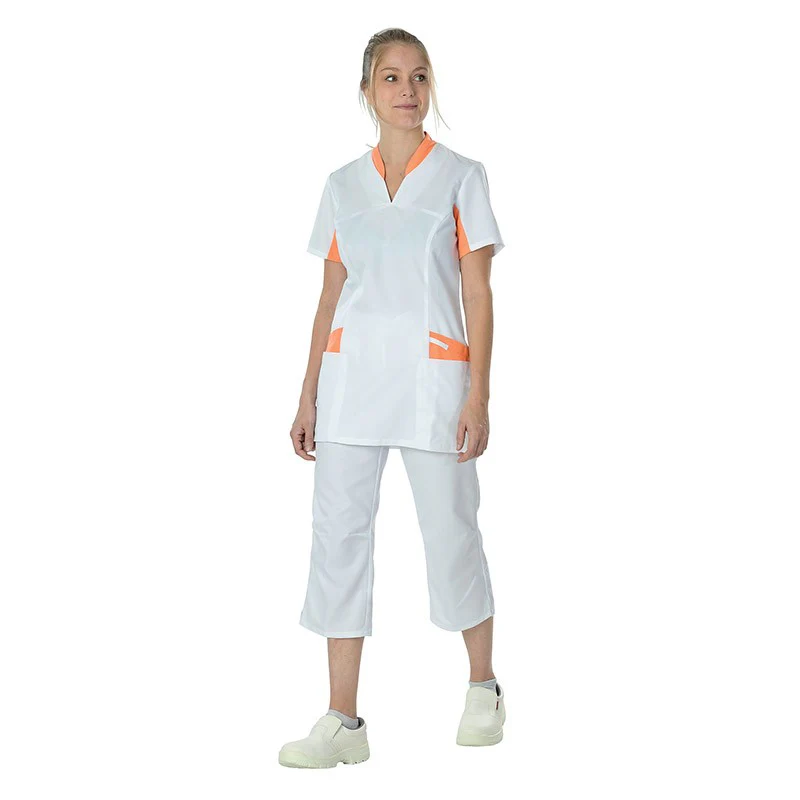 Pantacourt Esthéticienne Femme Modèle Julia Blanc - LAFONT SANTE - Image 2