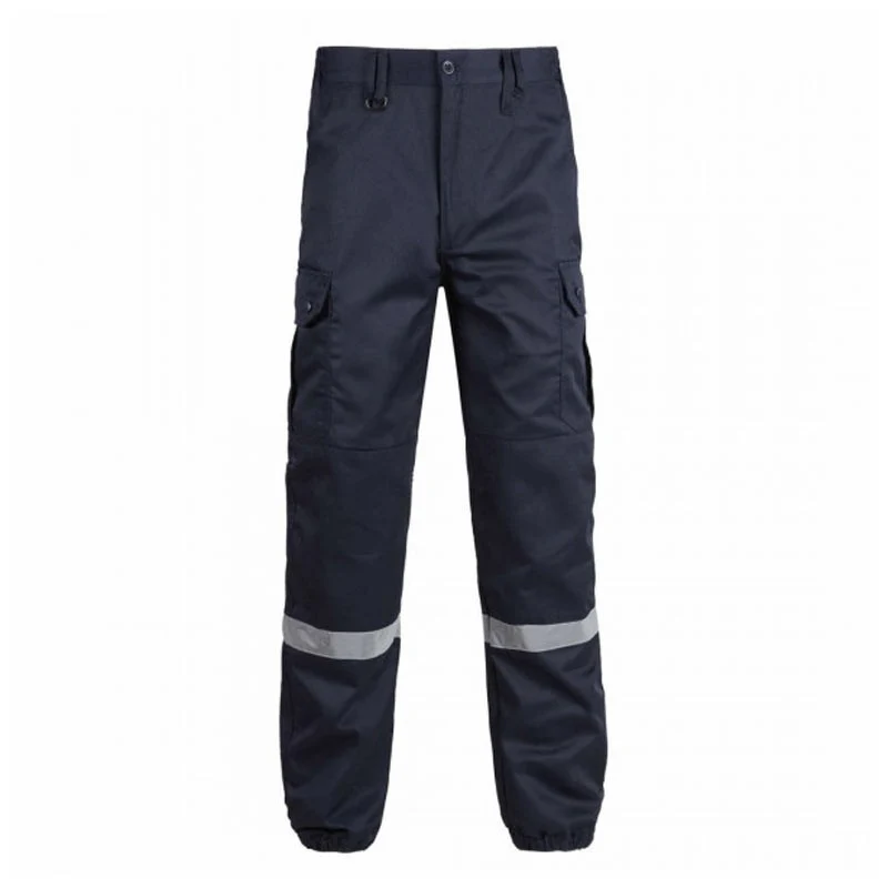 Pantalon Agent de Sécurité Incendie Bandes Réfléchissantes Bleu Marine - TEWI