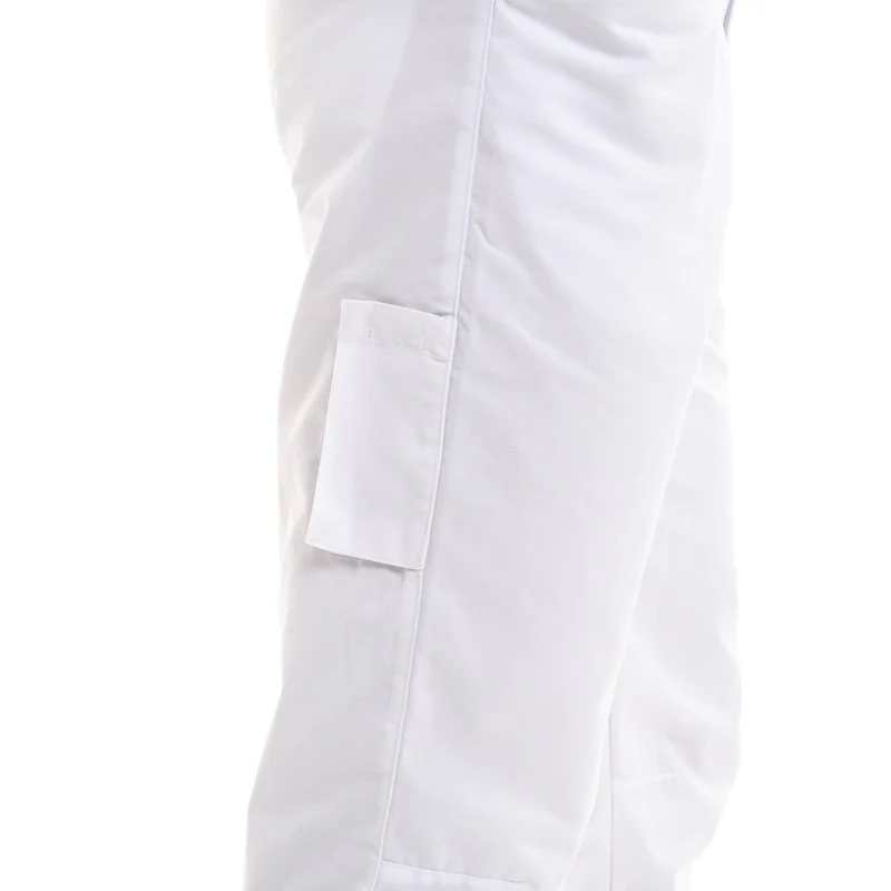 Pantalon de Cuisine Blanc Arenal - ROBUR - Image 4