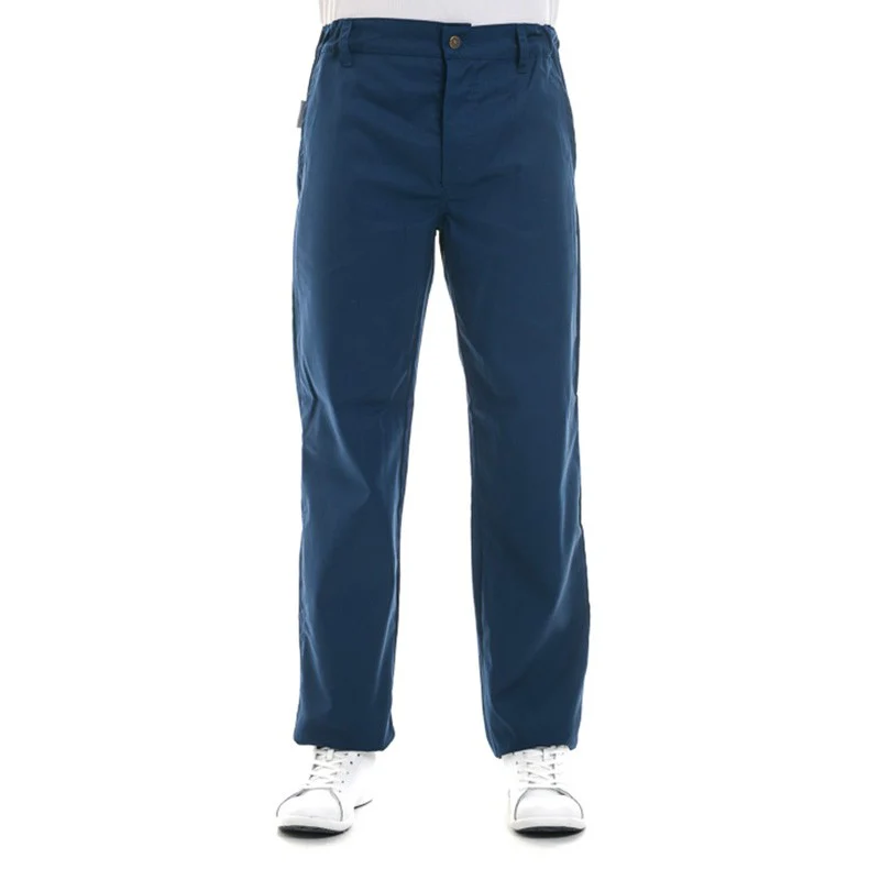 Pantalon de Cuisine Bleu Marine 1 Pli - MANELLI