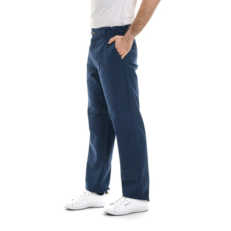 Pantalon de Cuisine Bleu Marine 1 Pli - MANELLI - Image 2