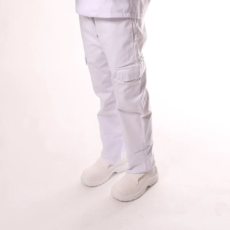 Pantalon de Cuisine Enfant Blanc - Manelli - Image 2