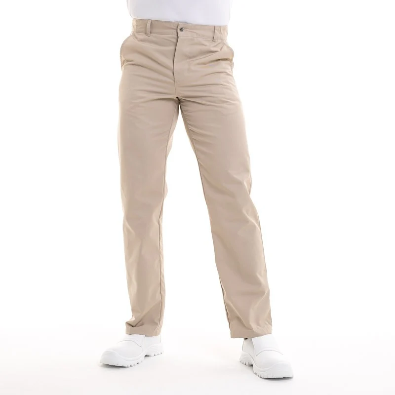Pantalon de Cuisine Beige Timeo - ROBUR