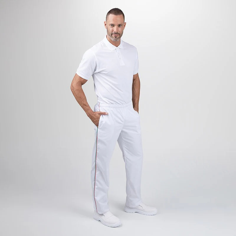 Pantalon de Cuisine Homme Blanc Napoli - MANELLI - Image 5