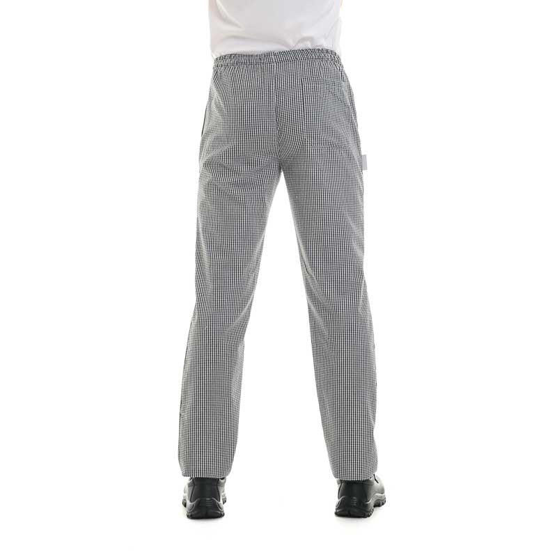 Pantalon de Cuisine Carreaux Noirs - EGOCHEF - Image 3