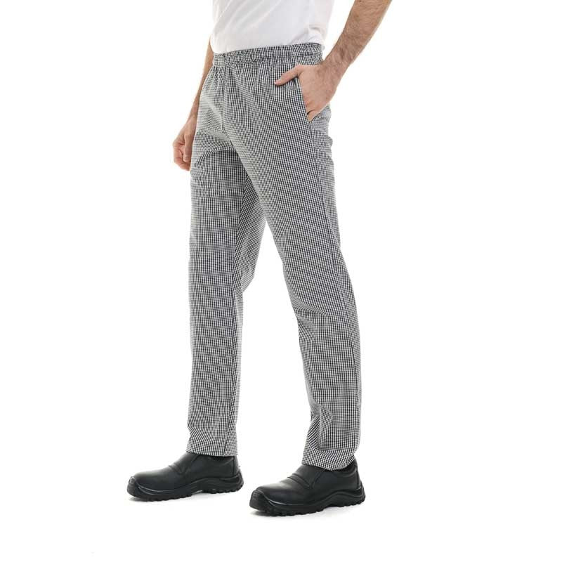 Pantalon de Cuisine Grande Taille à Carreaux - EGOCHEF - Image 2