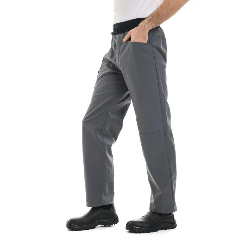 Pantalon de Cuisine Confort Gris Mixte - MANELLI - Image 2