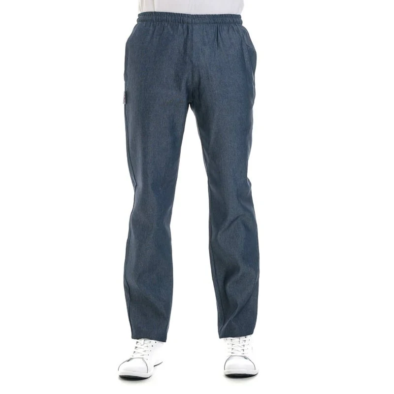 Pantalon de Cuisine Effet Jean's à Coulisse - EGOCHEF