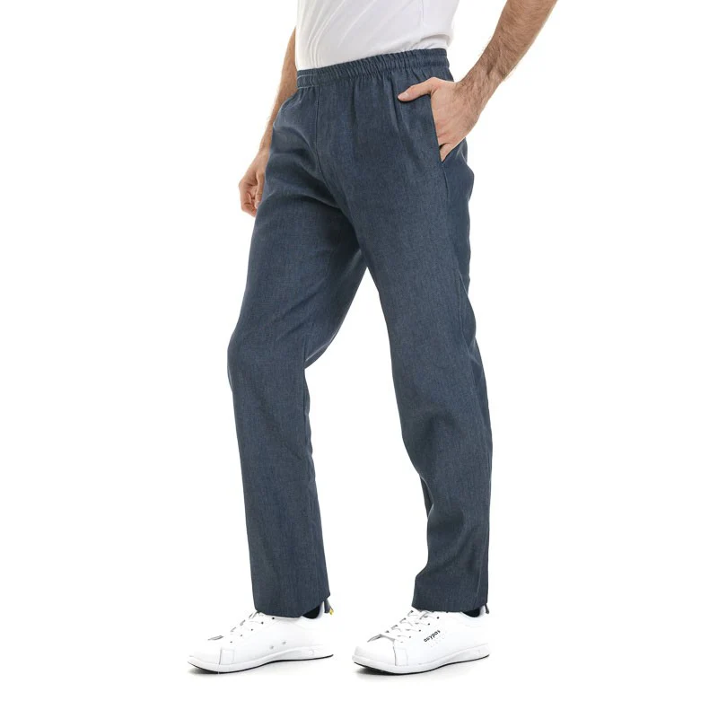 Pantalon de Cuisine Effet Jean's à Coulisse - EGOCHEF - Image 2