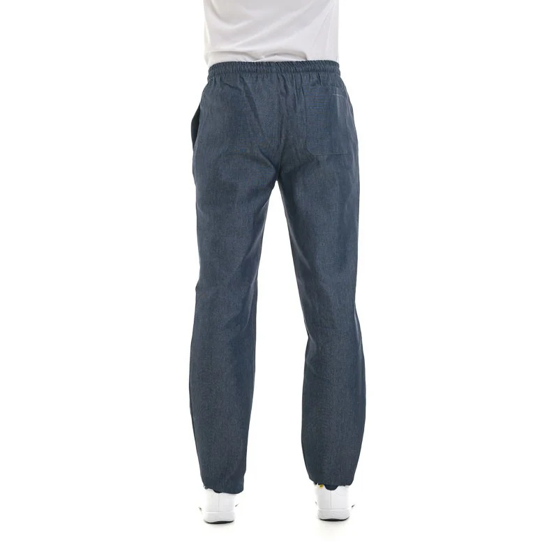 Pantalon de Cuisine Effet Jean's à Coulisse - EGOCHEF - Image 3