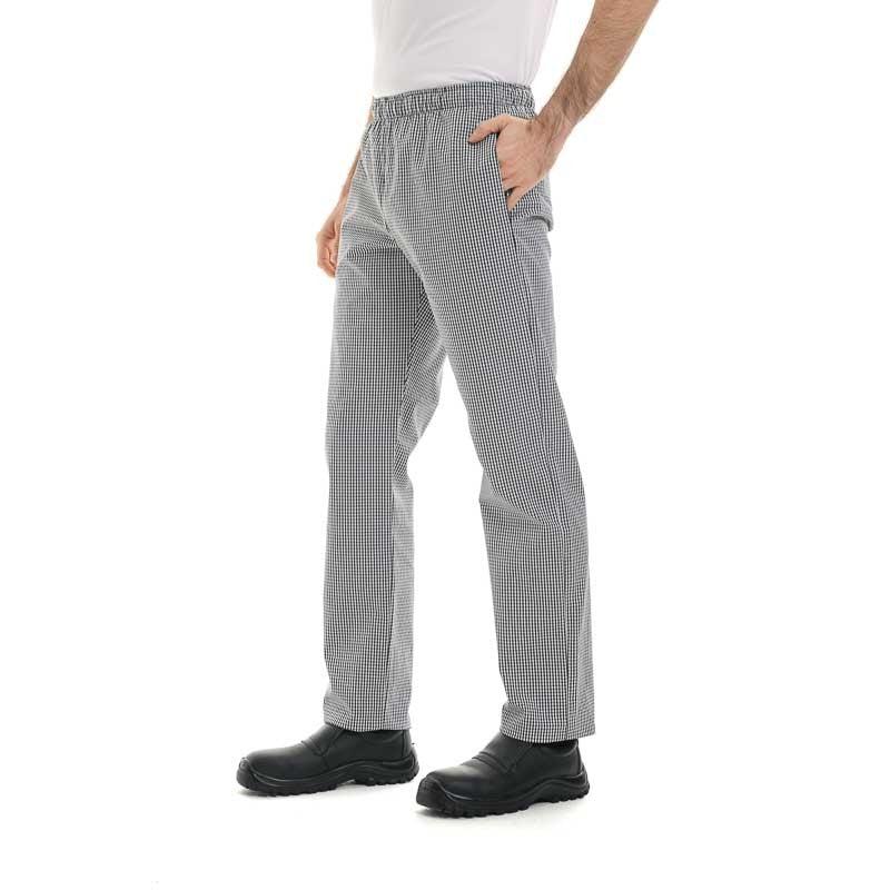 Pantalon de Cuisine Unisexe Petits Carreaux Grande Taille - MANELLI - Image 2