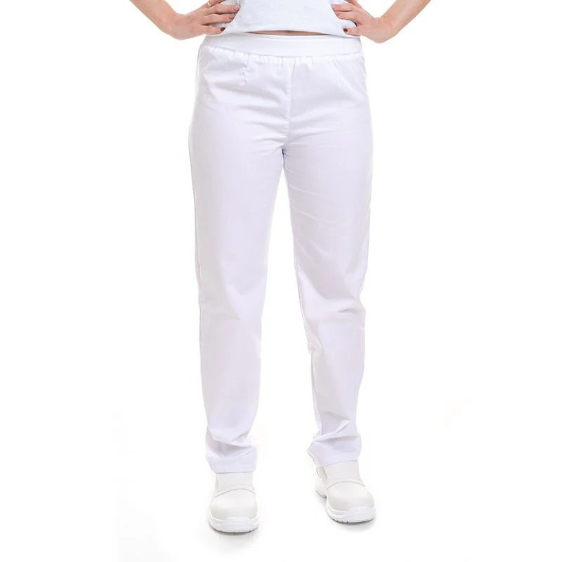 Pantalon de Cuisine Femme Gris Slim - MANELLI - Image 5