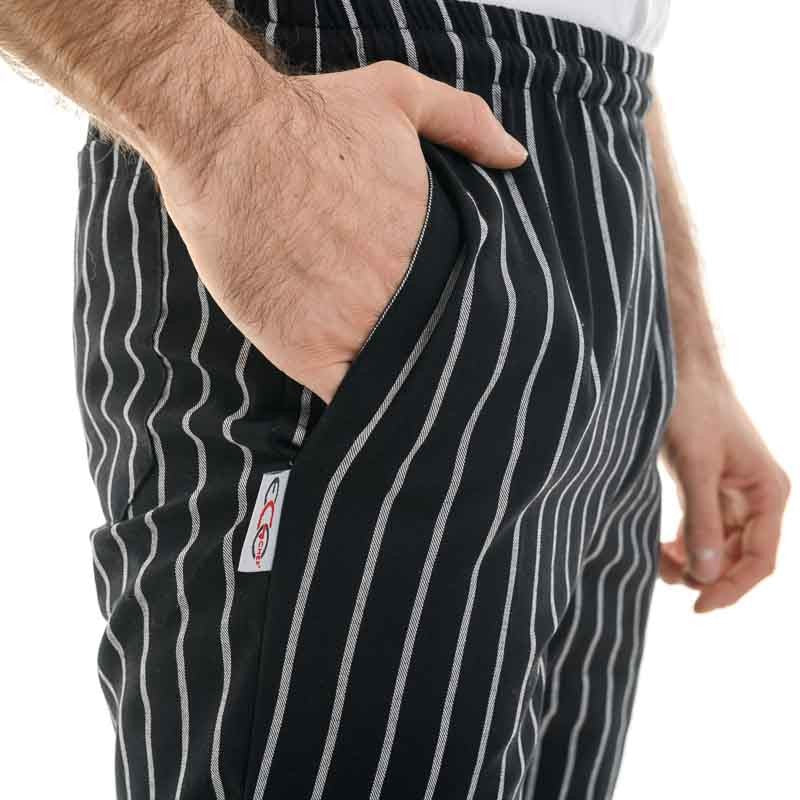 Pantalon de Cuisine Grosses Rayures - EGOCHEF - Image 3