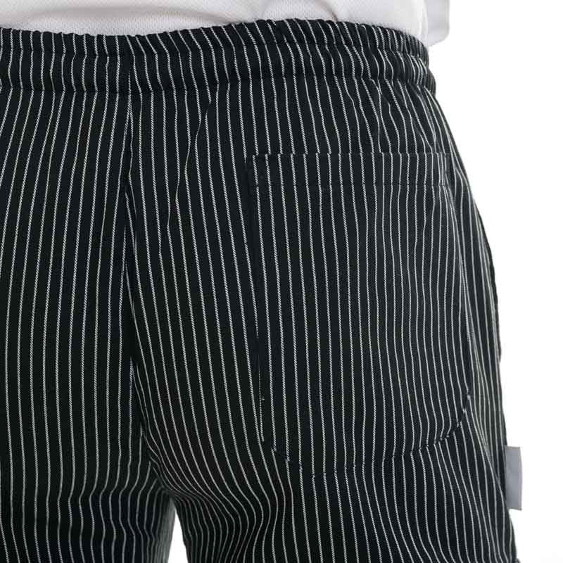 Pantalon de Cuisine Multipoches Fines Rayures - EGOCHEF - Image 3