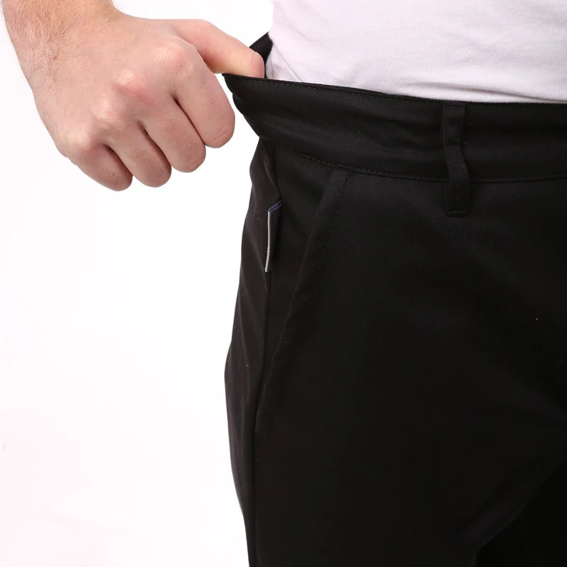 Pantalon de Cuisine Homme Louis Noir à Boutons - MANELLI - Image 6