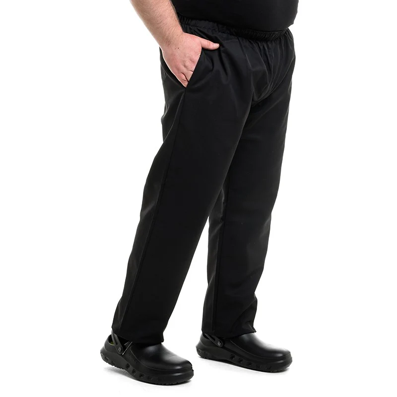Pantalon de Cuisine Noir Grande Taille - MANELLI - Image 3