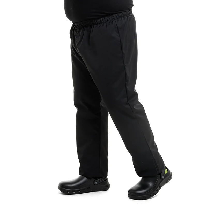 Pantalon de Cuisine Noir Grande Taille - MANELLI - Image 4
