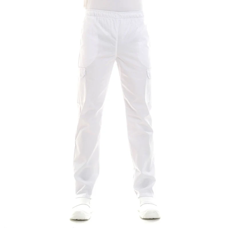 Pantalon de Cuisine Noir Poches Latérales - MANELLI - Image 7