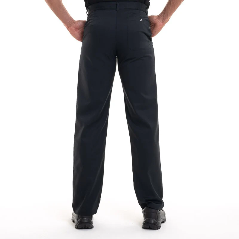 Pantalon de Cuisine Homme Timeo Noir - ROBUR - Image 3