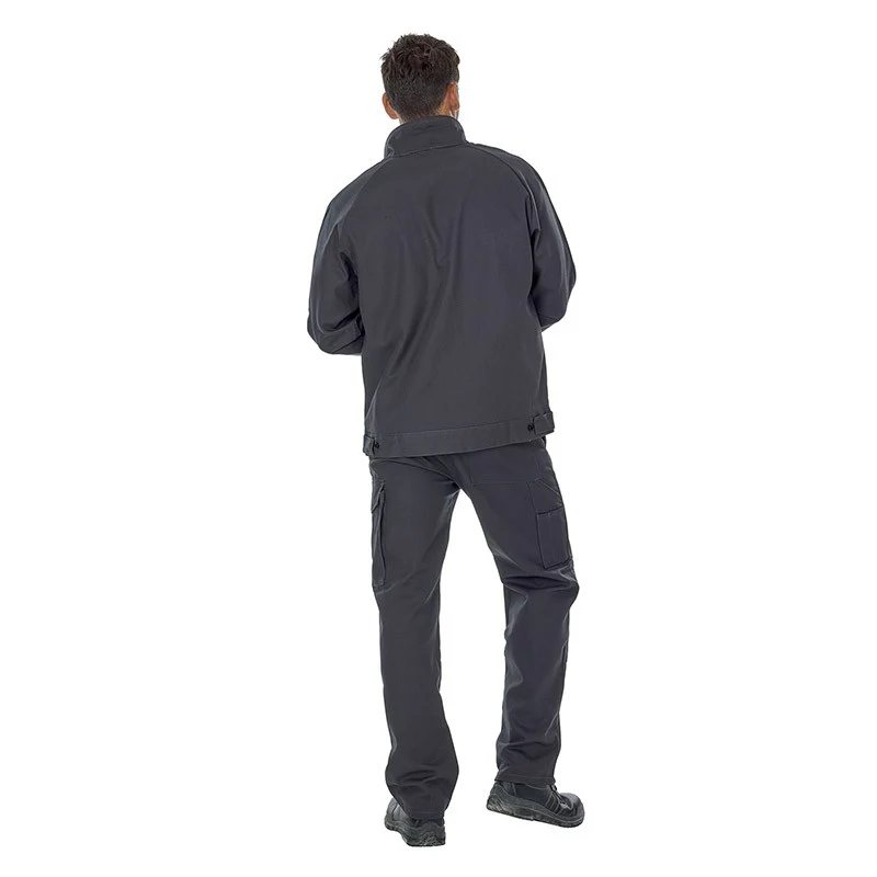 Pantalon de Travail Homme Coton Polyester Gris Charcoal - ADOLPHE LAFONT - Image 4