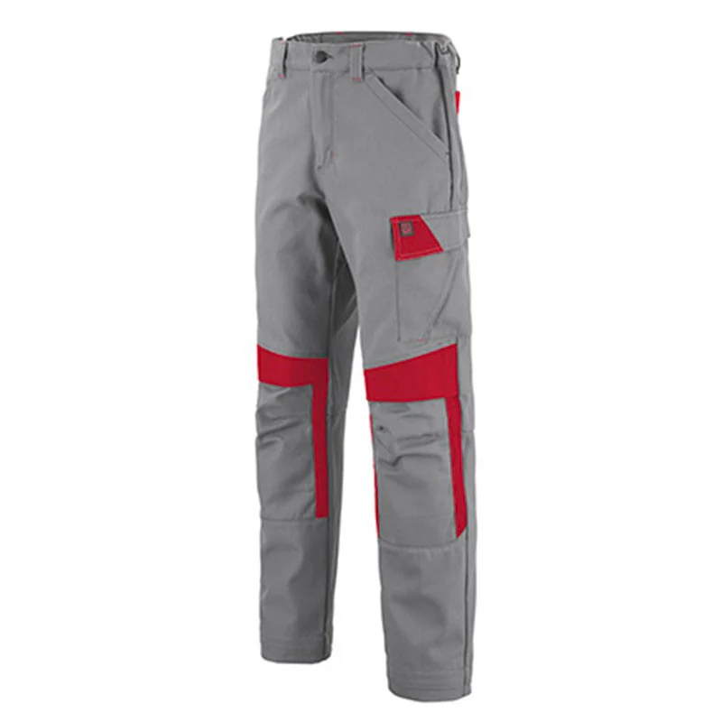 Pantalon de Travail Homme Minéral et Rouge - ADOLPHE LAFONT