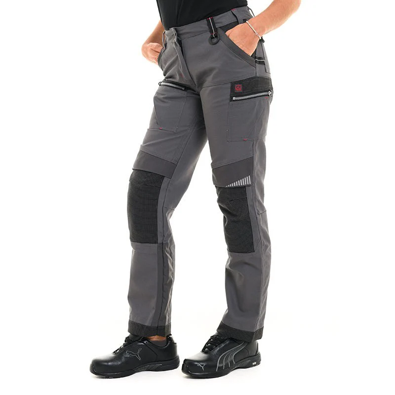 Pantalon de Travail Femme Chain Acier et Charcoal - LAFONT - Image 2