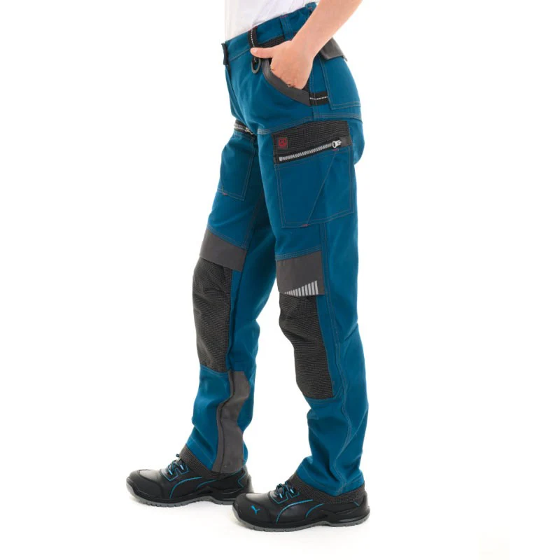 Pantalon de Travail Femme Chain Pétrole et Charcoal - LAFONT - Image 2