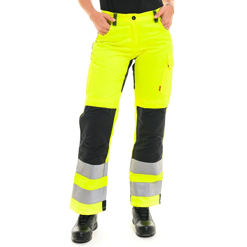 Pantalon de Travail Femme Jaune Fluo - ADOLPHE LAFONT - Image 4