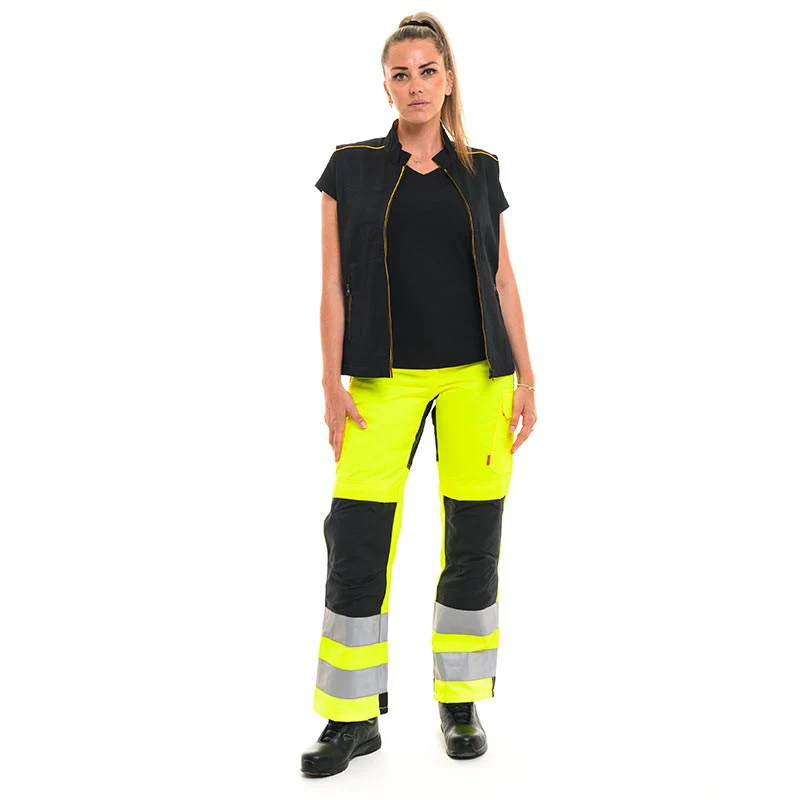 Pantalon de Travail Femme Jaune Fluo - ADOLPHE LAFONT - Image 6