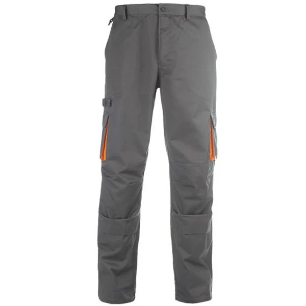 Pantalon de Travail Homme Gris et Orange - EUROPROTECTION