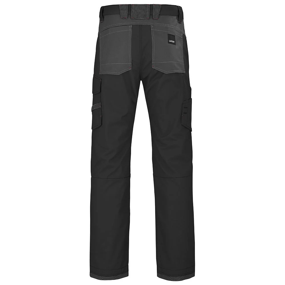 Pantalon de Travail Homme Ruler Noir et Gris Charcoal - ADOLPHE LAFONT - Image 3